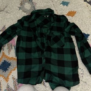 green urban outfitters flannel